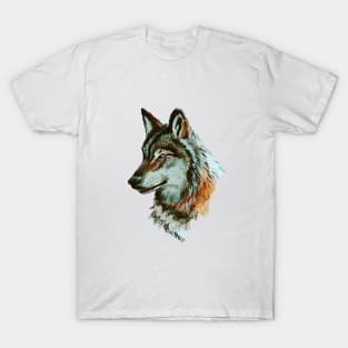 Watercolor Wolf T-Shirt